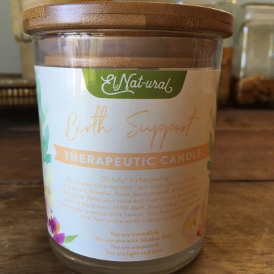 birth support therapeutic candle