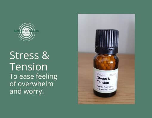 stress and tension support homeopathic remedy